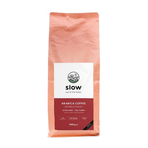Kahvi Suodatinjauhatus Slow extra dark tumma paahto 1kg, hinta 32,37€