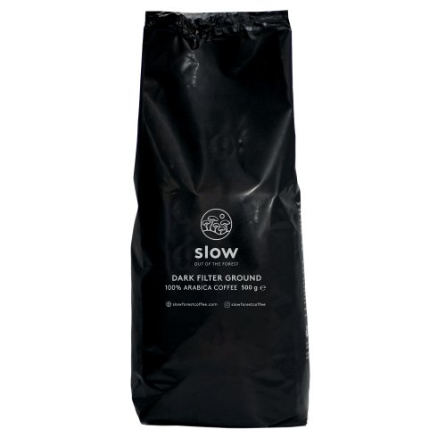Kahvi Suodatinjauhatus Slow forest tumma paahto 500g, hinta 13,27€