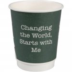 Kahvikuppi Gastro tuplaseinä 240/280ml vihreä 25kpl