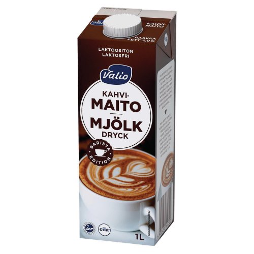 Kahvimaito Valio laktoositon uht 1l, hinta 2,47€