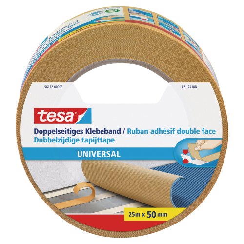Kaksipuolinen Teippi Tesa® 25 m x 50 mm, hinta 24,21€
