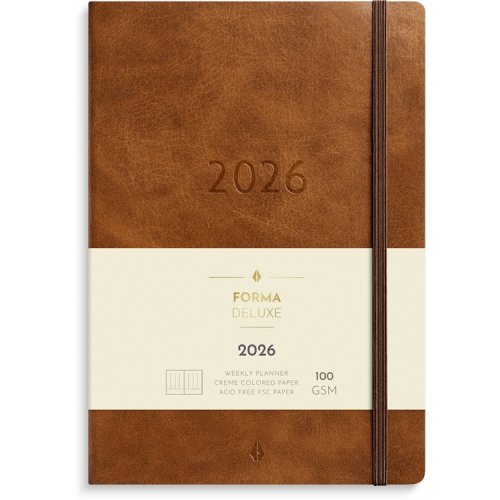 Kalenteri 2026 Business Forma Deluxe ruskea, hinta 19,64€