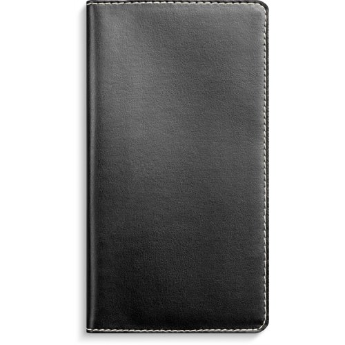 Kalenteri 2026 Interplano musta keinonahka (kaksikielinen), hinta 10,14€