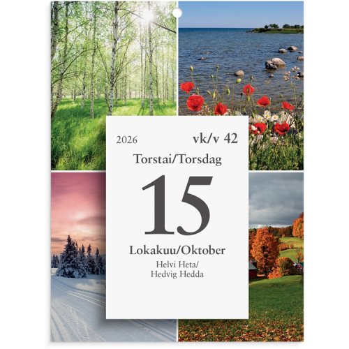 Kalenteri 2026 Päivälehtiö, hinta 8€