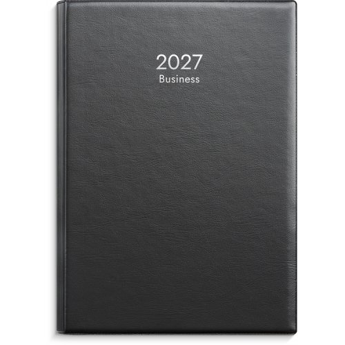 Kalenteri Business A5 musta muovi 2027, hinta 7,64€