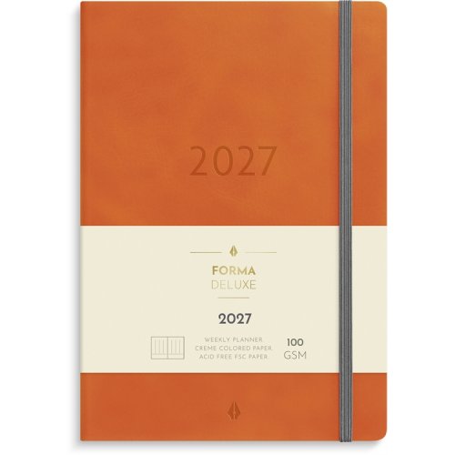 Kalenteri Business Forma Deluxe oranssi 2027, hinta 20,21€