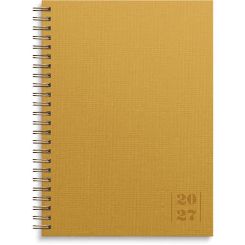 Kalenteri Weekly Textile sinapinkeltainen 2027, hinta 14,01€