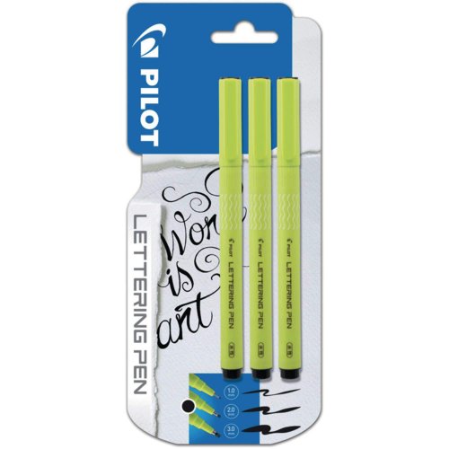 Kalligrafiakynä Pilot 1, 2, 3mm musta 3kpl, hinta 7,41€