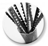 Kampaselkä Fellowes 6 mm musta /100