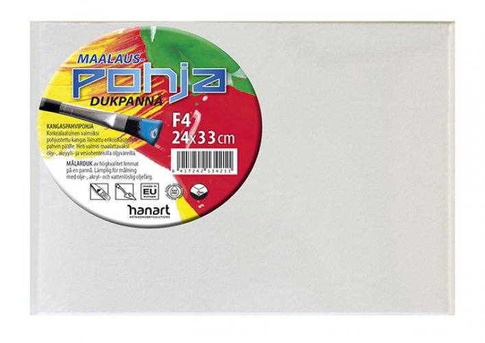 Kangaspahvipohja Pohja F4 22 x 33 cm, hinta 2,67€