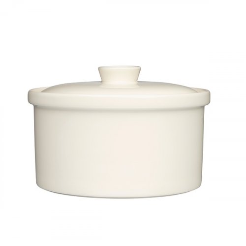 Kannellinen Pata Iittala teema 2,3l valkoinen, hinta 70,58€