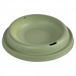 Kansi Duni muovimukeihin 24/36/48cl vihreä 40kpl