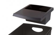 Kansi Lajitteluroskakorin HAN Logo musta