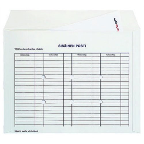 Kansio Sisäisen postin A4 1-osainen vaaka, hinta 1€