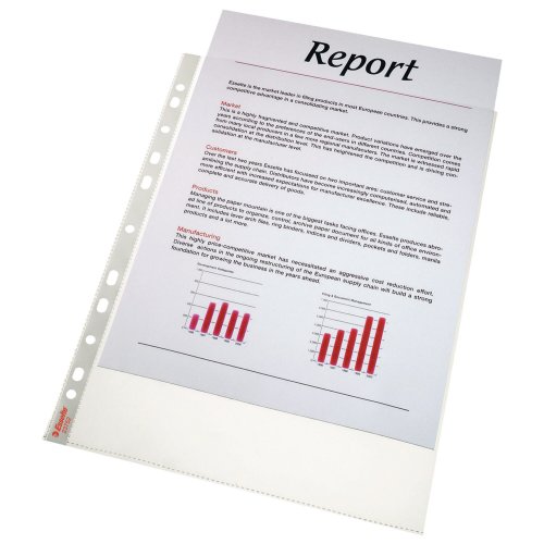 Kansiotasku Esselte a4 65mic pp auki ylhäältä appelsiini 100kpl, hinta 10,01€