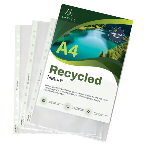 Kansiotasku Exacompta recycled a4 25kpl, hinta 7,74€