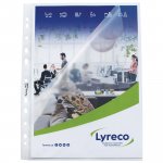 Kansiotasku Lyreco a4 80mic pp auki ylh/vasen sivu appelsiini 25kpl
