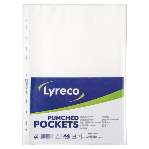 Kansiotasku Lyreco a4 80mic pp vasen sivu auki appelsiini, 1 kpl=25 taskua, hinta 3,79€