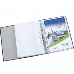 Kansiotasku Lyreco a4 120mic pp auki ylhäältä appelsiini 25kpl