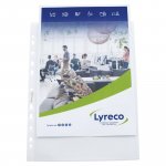 Kansiotasku Lyreco a4+ 120mic pp auki ylhäältä 25kpl