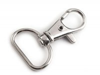 Karabiinihaka 20mm:n nauhalle niklattu 50kpl