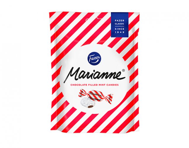 Karkkipussi Fazer Marianne 220 g, hinta 5,23€