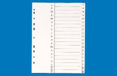 Kartonki Aakkosvälilehti Esselte A4 A-Ö