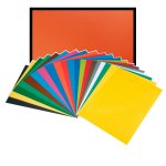 Kartonki 50x70cm 270g oranssi 25kpl