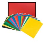 Kartonki 50x70cm 270g punainen 25kpl