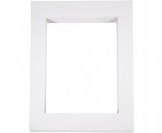 Kartonkikehykset 40x50cm A3 valkoinen 100kpl