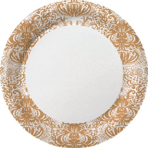 Kartonkilautanen Vallila mandariini gold 22cm 10kpl, hinta 3,04€