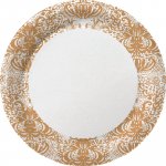 Kartonkilautanen Vallila mandariini gold 22cm 10kpl