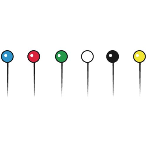 Karttaneula 20mm musta 100kpl, hinta 2,14€