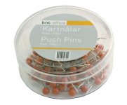 Karttaneula 79015 punainen 20 mm 100 kpl