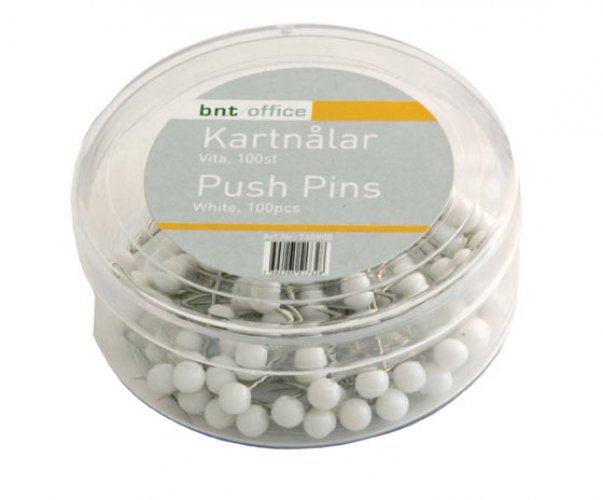 Karttaneula 79015 valkoinen 20 mm 100 kpl, hinta 1,86€