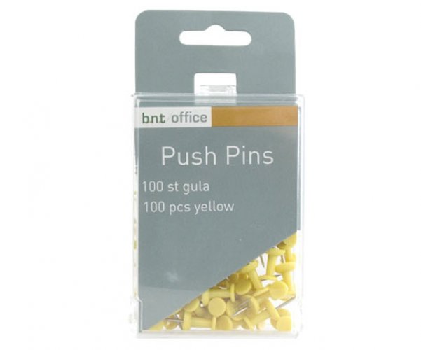 Karttaneula BNT Office 20 mm keltainen lankarulla 100 kpl, hinta 2,06€