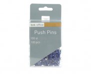 Karttaneula BNT Office 20 mm sininen lankarulla 100 kpl