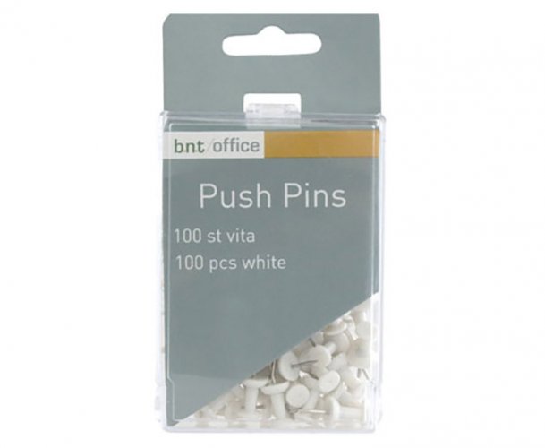 Karttaneula BNT Office 20 mm valkoinen lankarulla 100 kpl, hinta 2,06€