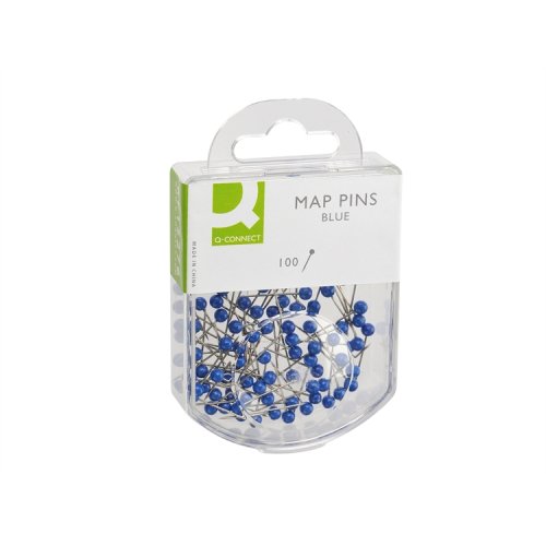 Karttaneula Q-CONNECT 4/15 sininen /100, hinta 1,03€