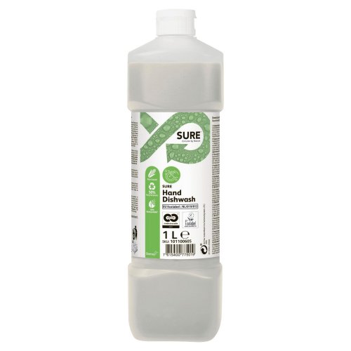 Käsiastianpesuaine Sure hand dishwash 1l, hinta 8,34€