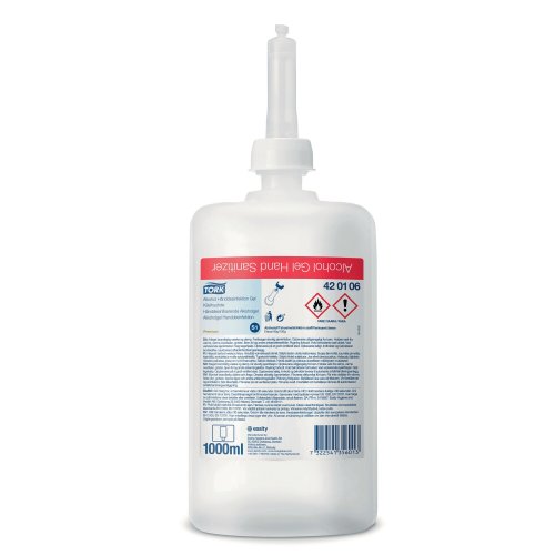 Käsihuuhde Tork 420106 geelimäinen s1 1l 6kpl, hinta 113,64€