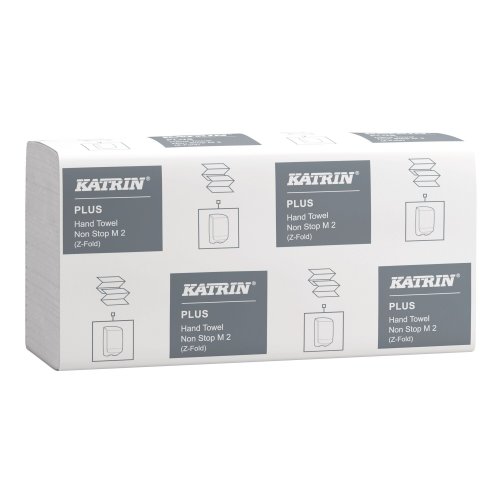 Käsipaperi Katrin 101276 plus m non-stop z-taitto 2-krs valkoinen 15kpl, hinta 38,56€