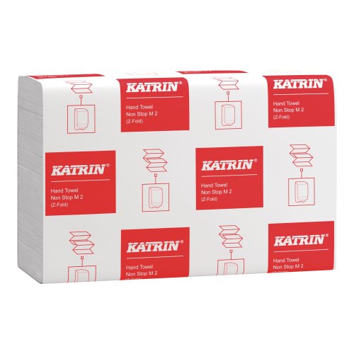 Käsipaperi Katrin 101337 m non-stop z-taitto 2-krs valkoinen 21kpl, hinta 50,06€