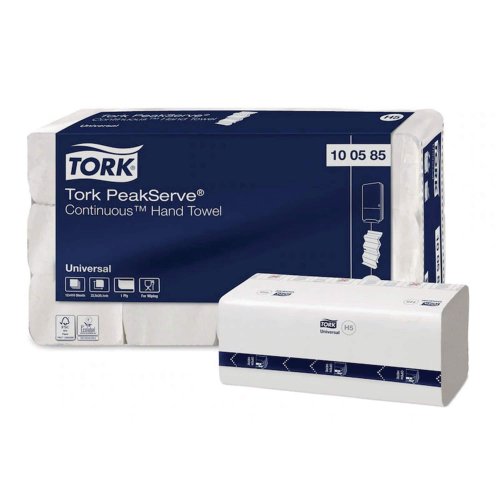 Käsipaperi Tork® 100585 h5 peakserve® m-taitto 1-krs 12kpl, hinta 80,42€