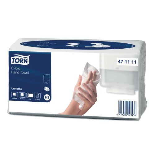 Käsipaperi Tork 471111 h3 c-taitto 2-krs 120kpl, hinta 2,19€