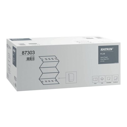 Käsipaperi Katrin 87303 plus one stop m z-taitto 2-krs 21kpl, hinta 71,31€