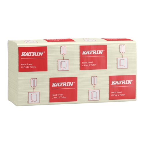 Käsipyyhe Katrin C-taitto 2-krt keltainen 16 kpl 343367, hinta 30,34€