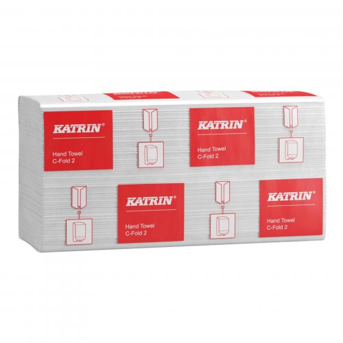 Käsipyyhe Katrin C-taitto 2-krt valkoinen 16 kpl 343367, hinta 24,49€