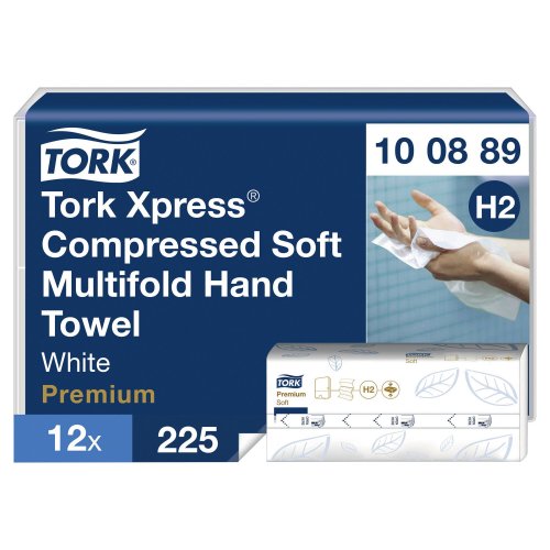 Käsipyyhe Tork® 100889 xpress® compr. soft multifold h2 2-krs 12kpl, hinta 69,89€