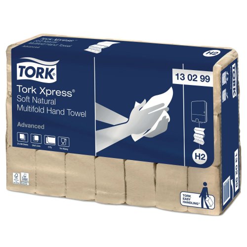 Käsipyyhe Tork 130299 soft natural multifold h2 21kpl, hinta 101,85€